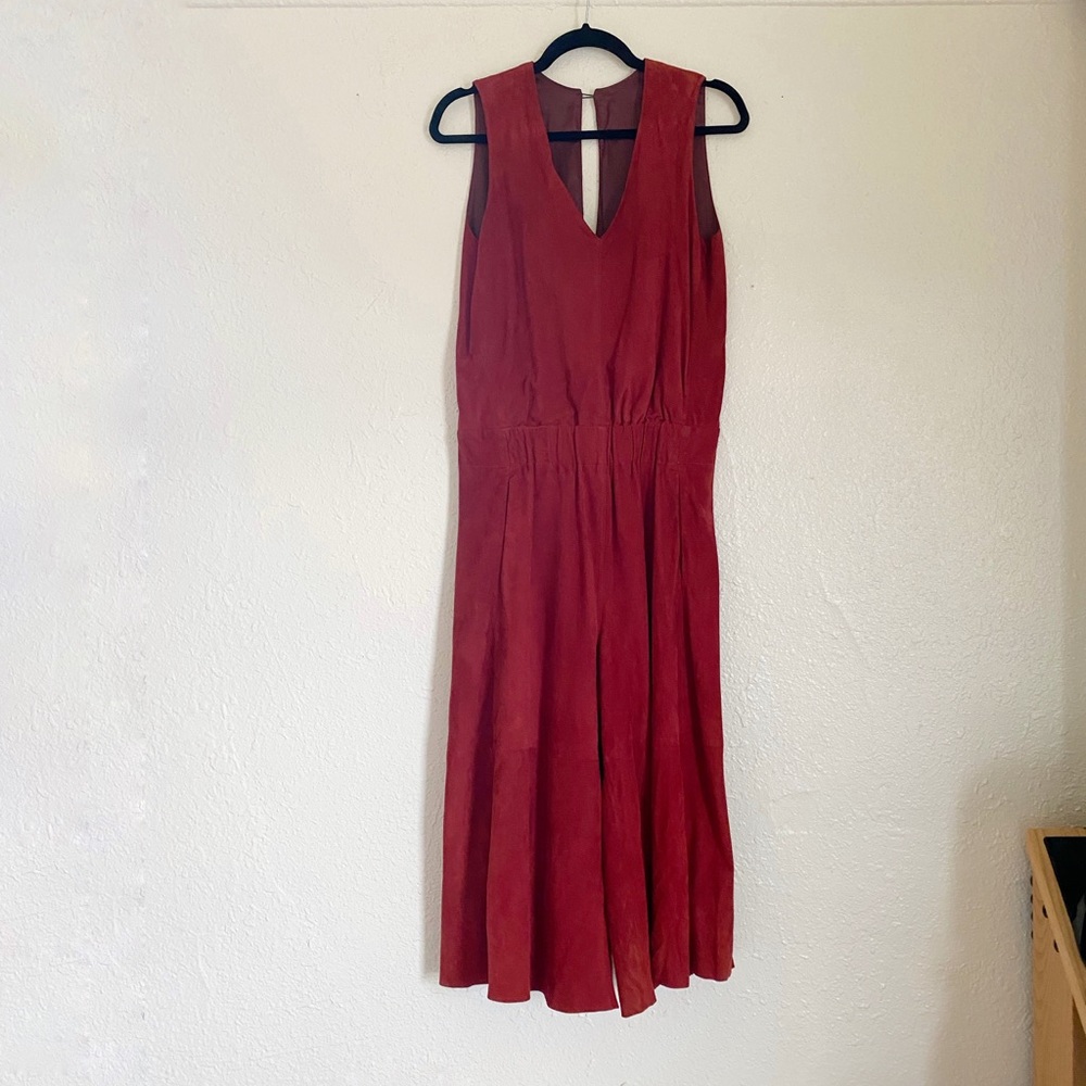 Giada Forte Suede leather jumpsuit sz. S